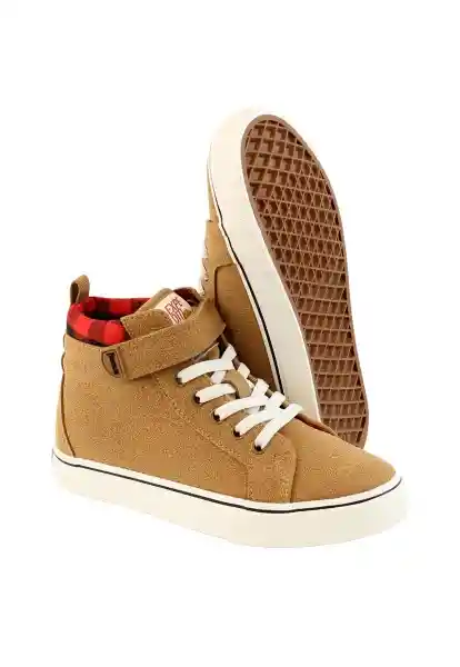 Zapatillas Urbana Caña Velcro W24 Niño Toffee 35 922 Ficcus