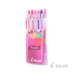 Pilot Set de Lápices Gel Poplol Rosados 0.7