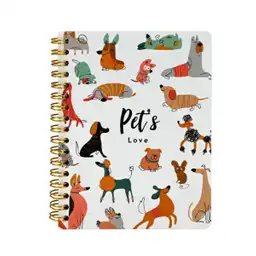 Libreta Espiral Pets