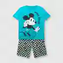 Pijama Algodón Mickey de Niño Menta Talla 4A Colloky