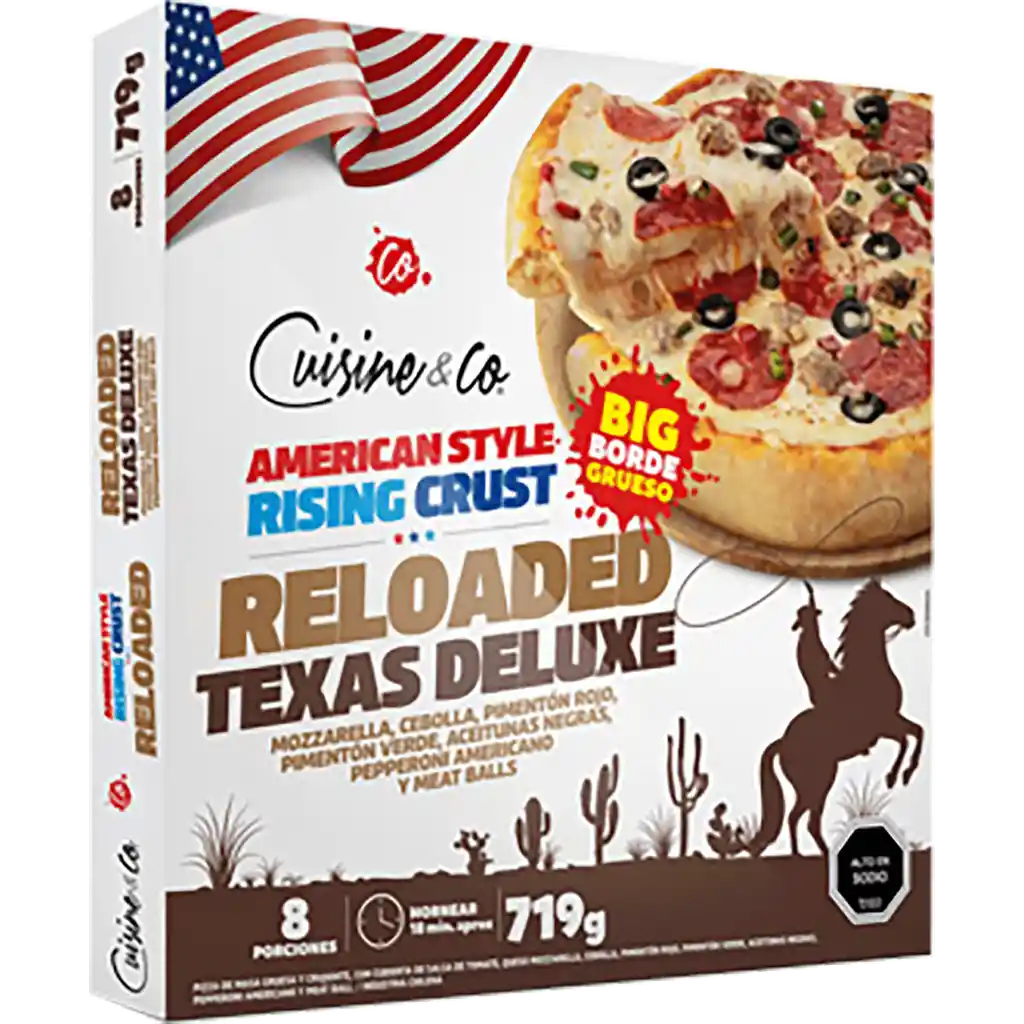 Cuisine & Co Pizza Americana Congelada Texas Deluxe