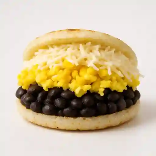 Arepa Caraota/huevo/queso