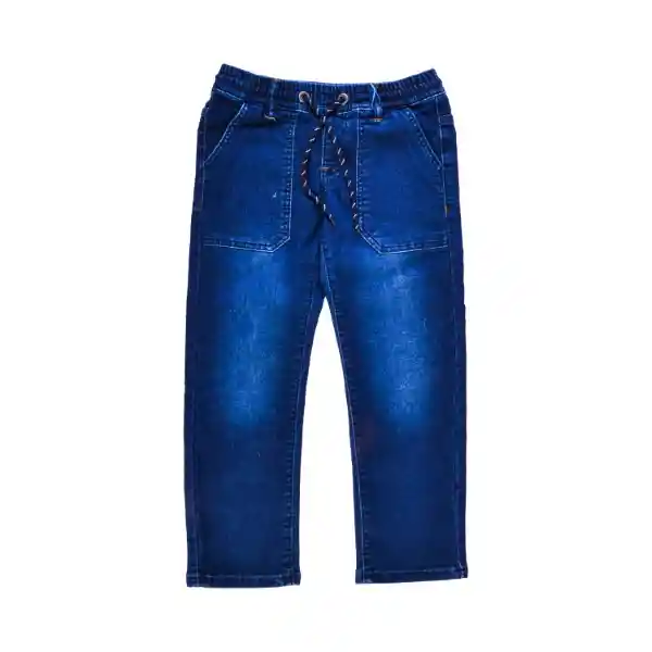 Jeans Cordón Ajustable Niño Azul 10 Pillin