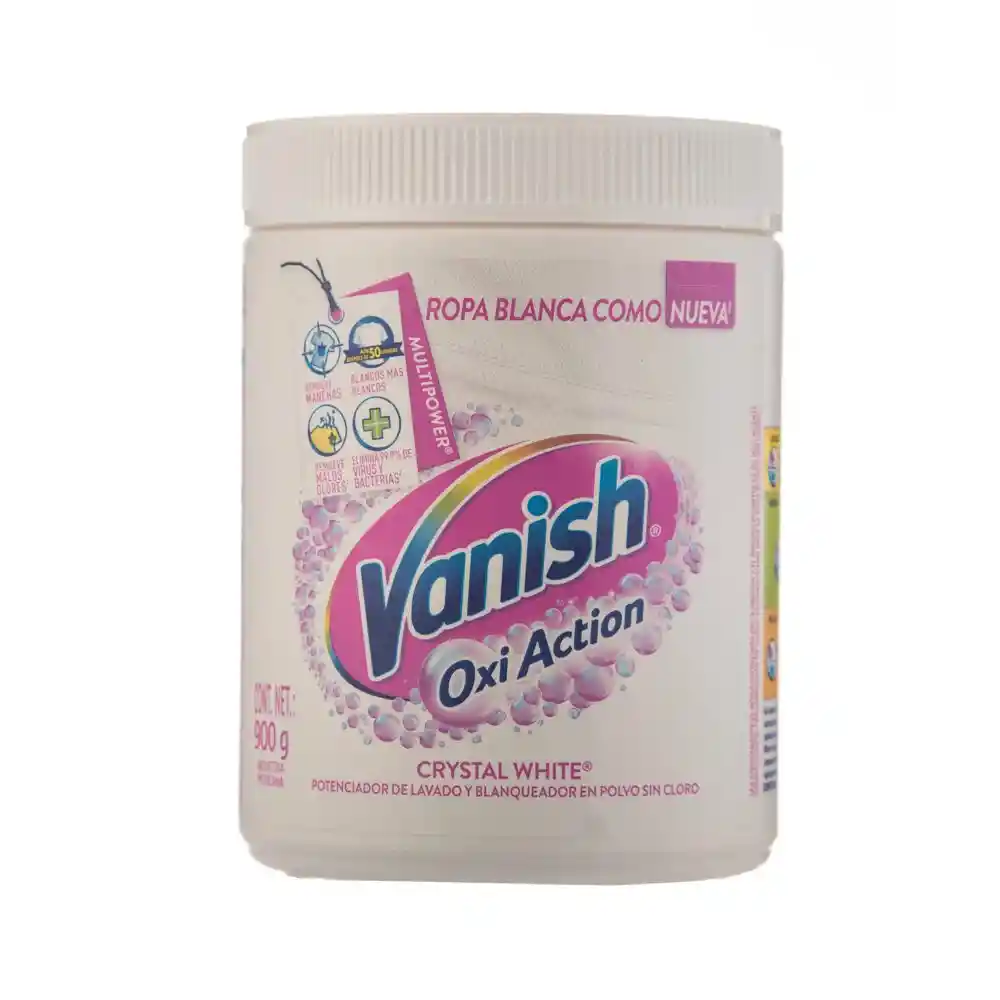 Vanish Removedor De Manchas Poder O2 Pote 900G