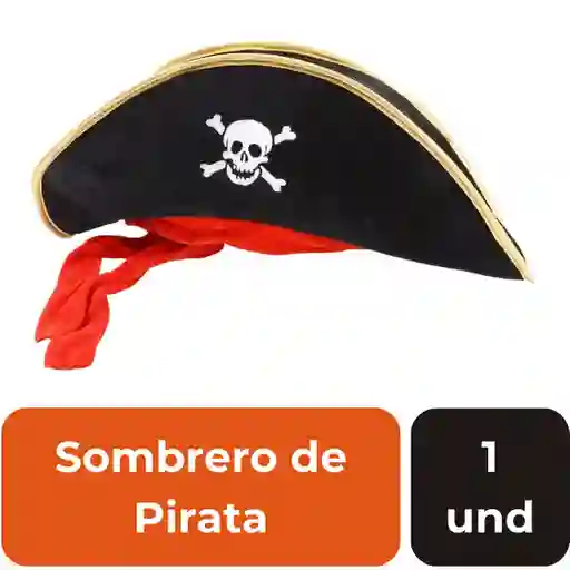 Halloween Sombrero Pirata 49 x 17 cm