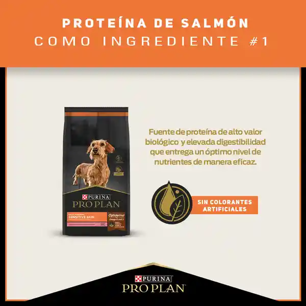 Pro Plan Purina  Dog Alimento para Perros Sensitive Skin Salmón Raza Pequeña