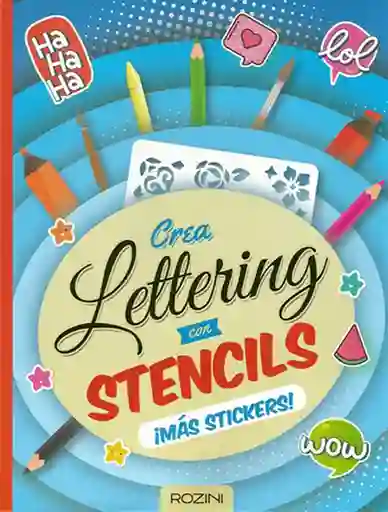 Crea Lettering Con Stencils y Stickers