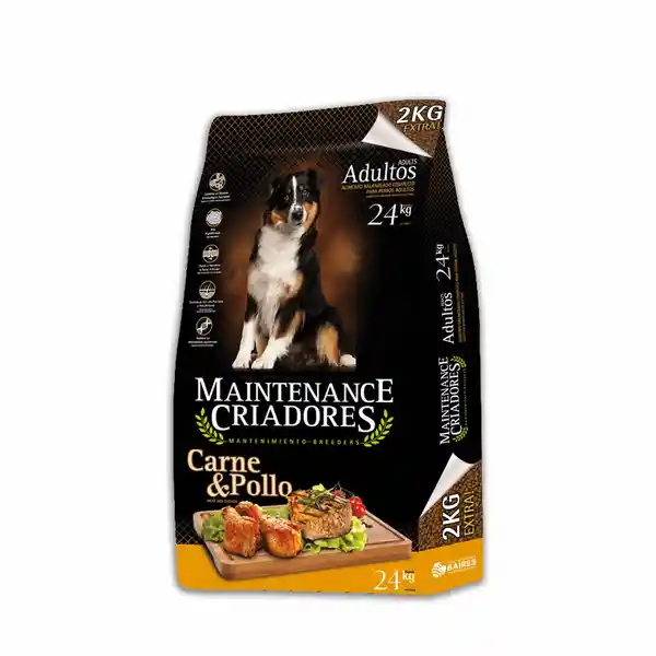 Criadores Alimento Para Perro Adulto Carne y Pollo