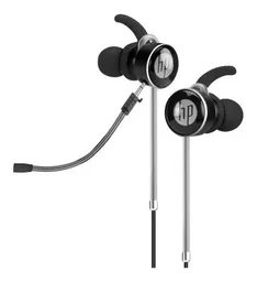 Audifonos In Ear Negro Mic Desmontable Dhe-7004