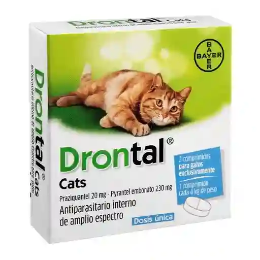 Drontal Cats Antiparasitario Interno Para Gato 1000146