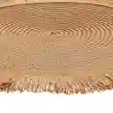 Individual Redondo de Papel Con Flecos Diámetro 38 cm Casaideas