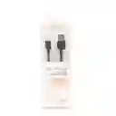 Miniso Cable de Datos Android Tpe Flexible 2.4A Negro 1 m