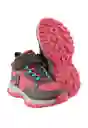 Zapatillas Outdoor Caña Velcro W24 Niña Fucsia 29 916 Ficcus