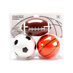 Miniso Juego De Pelotas Inflables 3 Pzas