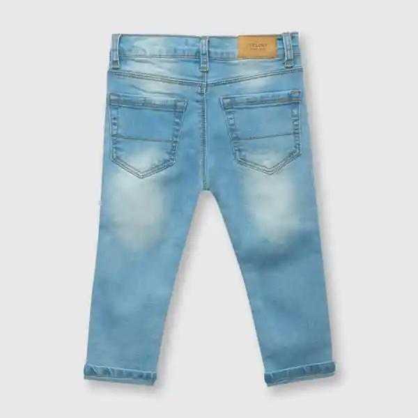 Jean Clásico Bebé Niño Light Denim Talla 3/6M Colloky