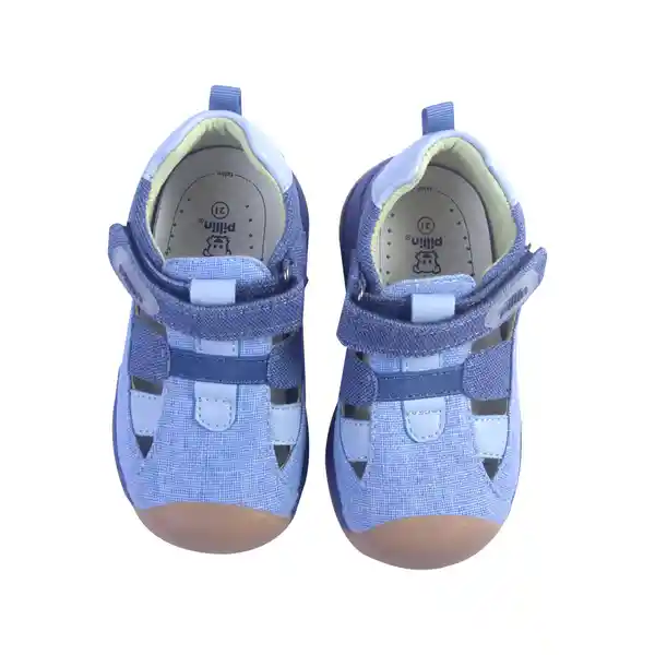 Sandalias Bebe Niño Azul Pillin 20