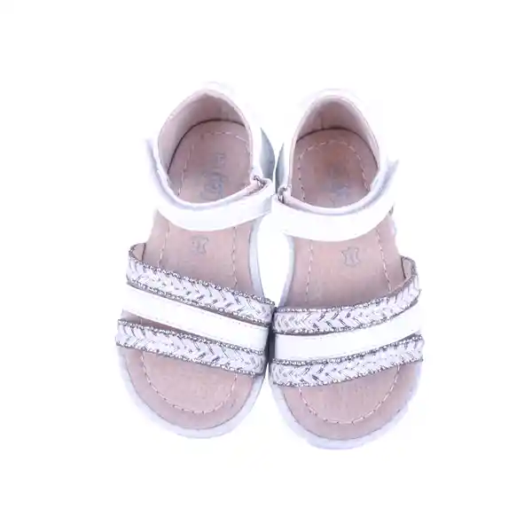 Sandalias Bebe Niña Blanco Pillin 24