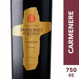 Misiones De Rengo Vino Tinto Reserva Carmenere 