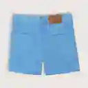 Bermuda Esencial Niño Celeste Talla 4 Años