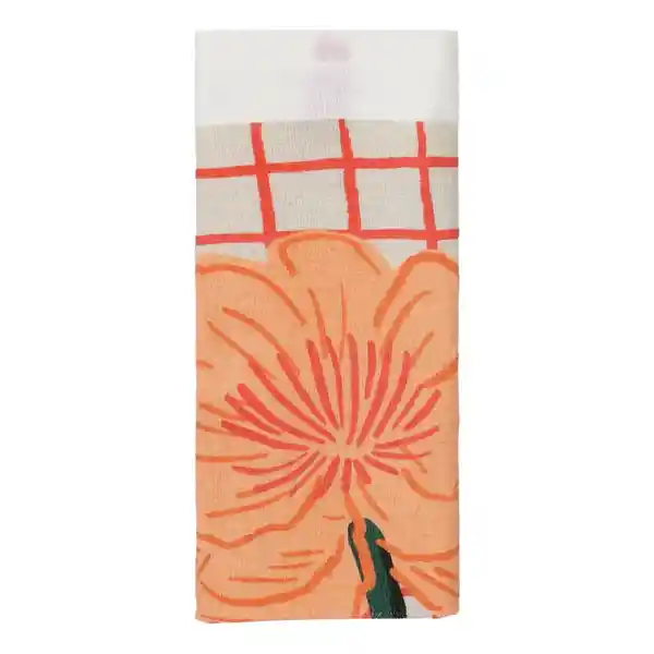 Paño Cocina de Algodón Velour Estampado Cuadros Casaideas