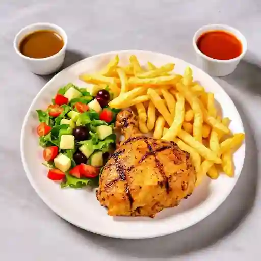 ½ Pollo Clásico