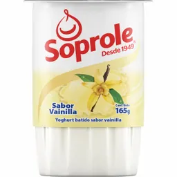 Soprole Yoghurt Batido Sabor Vainilla