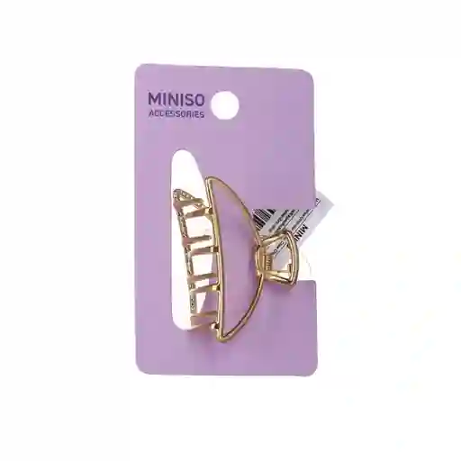 Pinza Para Cabello Dorado Miniso