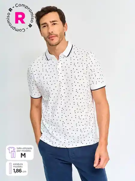 Kenneth Stevens Polera Manga Corta M1 Erno Blanco S SS25