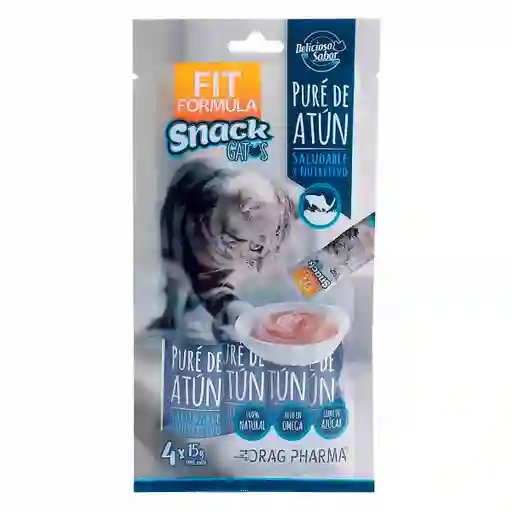 Fit Formula Snack para Gatos Puré de Atún