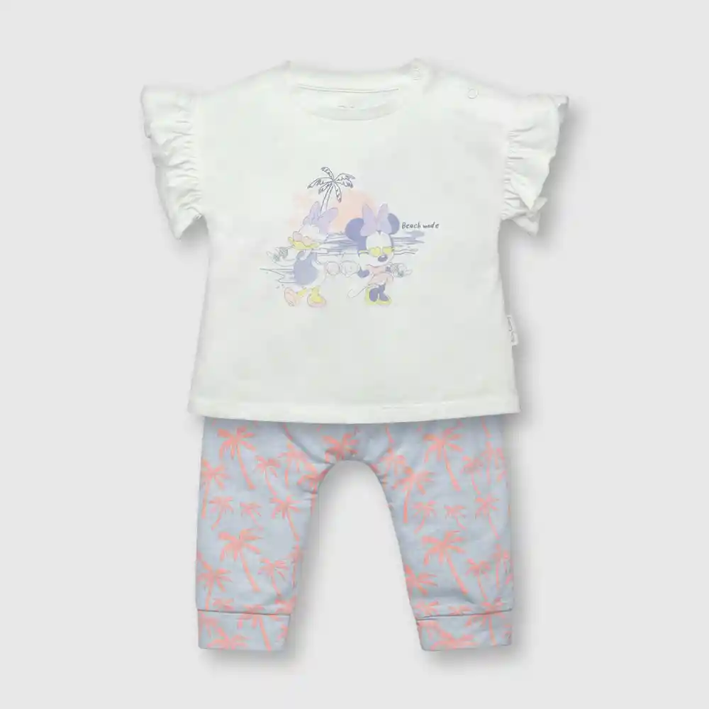 Clemente De Bebé Minnie Niña Blanco Talla 0/3m