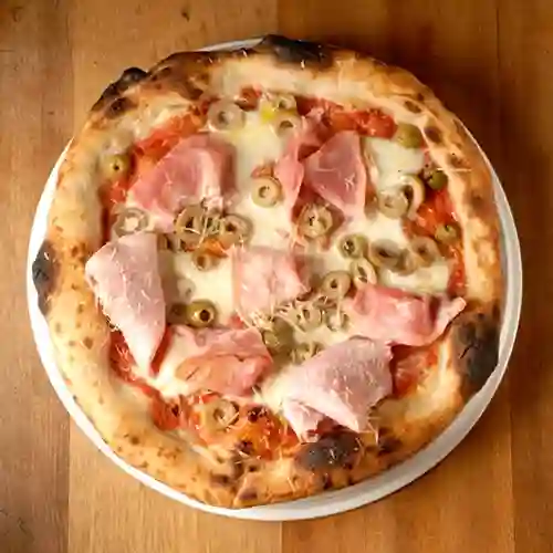 Pizza Jamón Aceituna