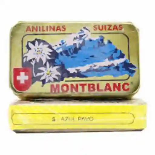 Mont Blanc Anilinas 5 Azul Pavo