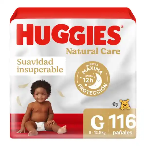 Huggies Pañal Natural Care Talla G