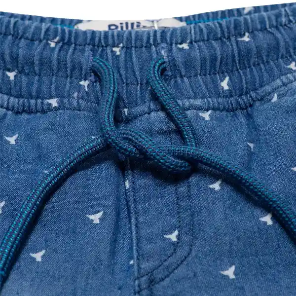 Bermuda Bebé Niño Denim Pillin 9 M