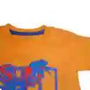 Polera Bebe Niño Naranja Pillin 9 M