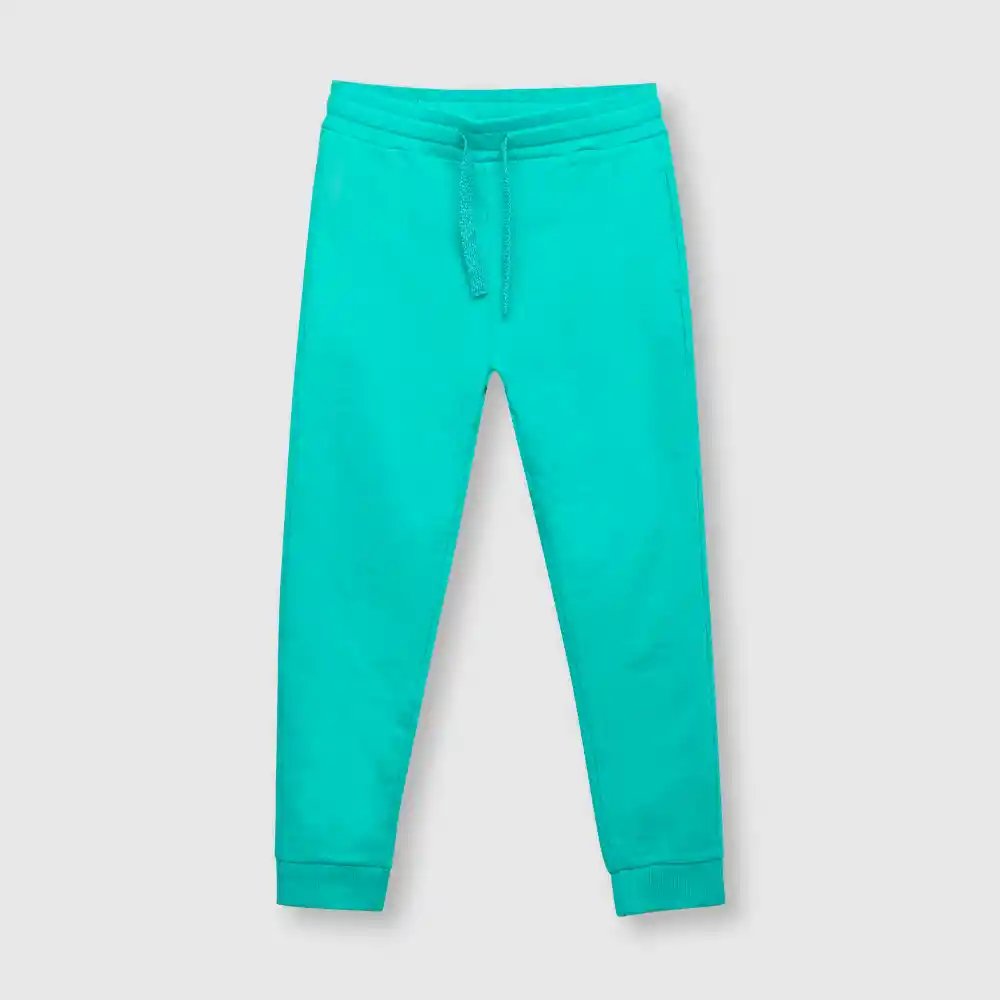 Buzo Clásico De Niño Verde Turquesa Talla 6a