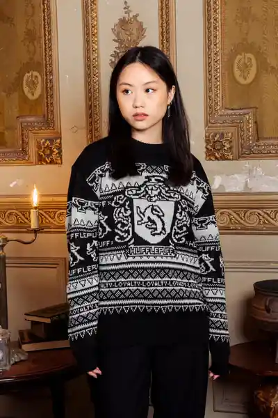 Suéter Harry Potter Hufflepuff Loyalty Talla XXXL