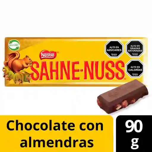 Sahne-Nuss Barra de Chocolate de Leche con Almendras