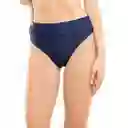 Bikini Calzón Pin up Doble Uso Azul Marino Talla S Samia