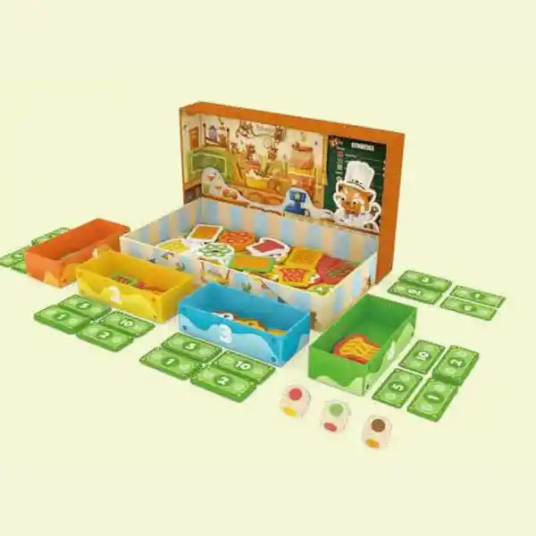 Hape Juguete Tasty Treatsa Yummy 2-In-1 Bakery Board - E1103