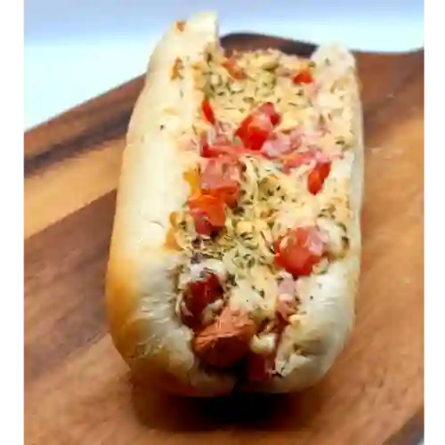 Hot-dog Mediterraneo