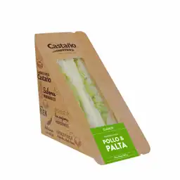 Castaño Sándwich Miga de Pollo y Palta