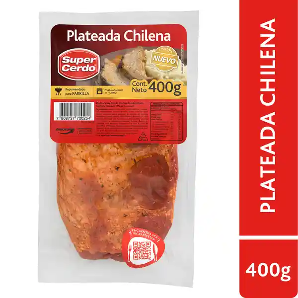 Súper Cerdo Plateada Chilena
