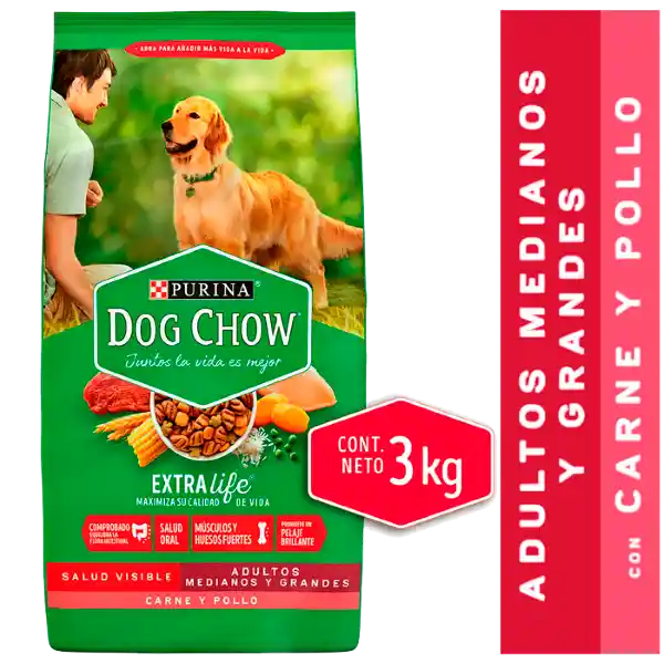 Dog Chow Alimento Seco Adulto Medianas y Grandes