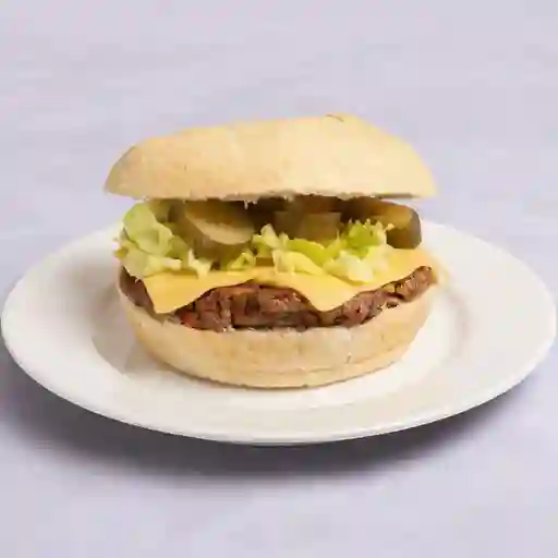 Hamburguesa Queso Cheddar