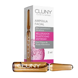 Cluny Ampolla Facial Efecto Rellenador con Ácido Hialurónico