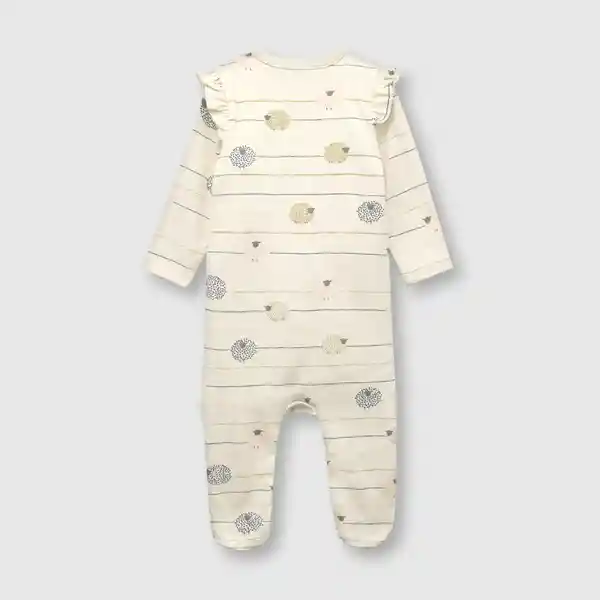 Osito de Bebé Niña Ovejitas Beige Talla 3/6M Colloky