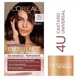 Loreal Paris-Excellence Sin Amoníaco Tinte Imedia Castaño