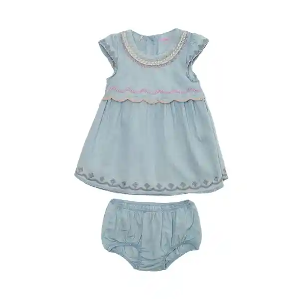 Short Bebé Niña Denim Pillin 9 M