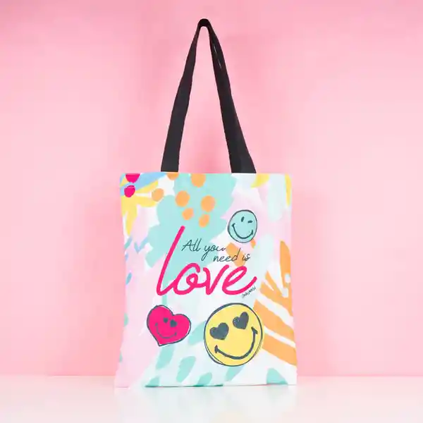 Bolsa de Compras Love Colorida Miniso